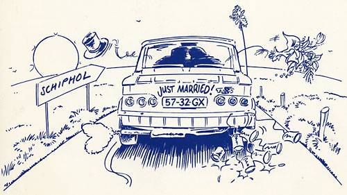 Trouwkaart TTS Hendrik en Marion Wijngaard