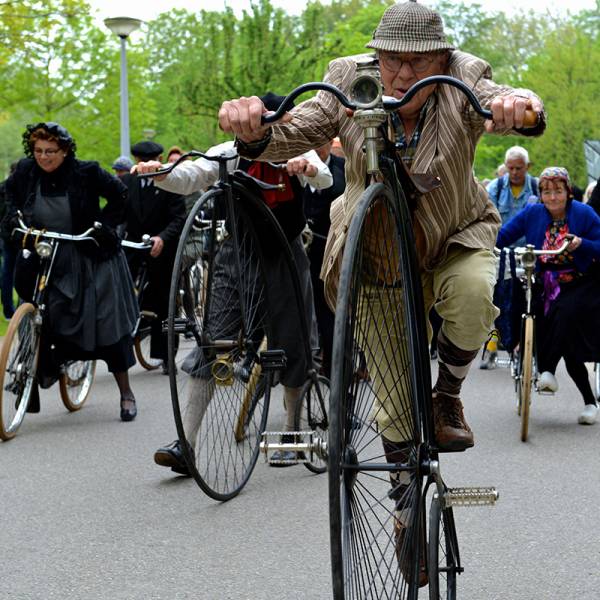 Vondelpark op je Hochrad stappen