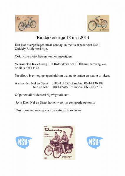 NSU Quickly Ridderkerkritje 2014