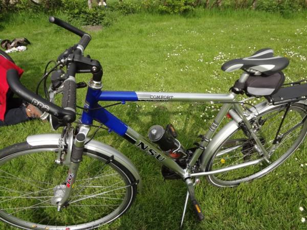 Mooie NSU fiets te koop bij Hans Broers