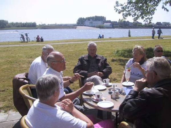 en een mooi uitzicht en in de zon