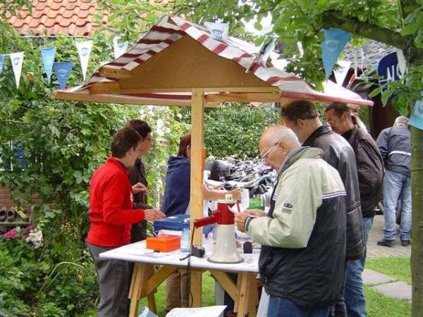 de koffie hoek in de theetuin