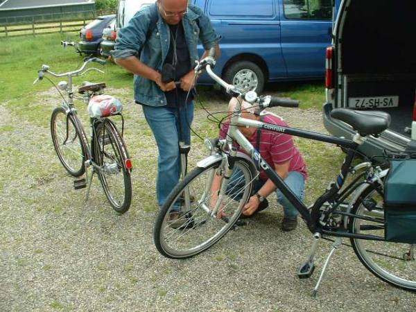 fietsen met nsu.