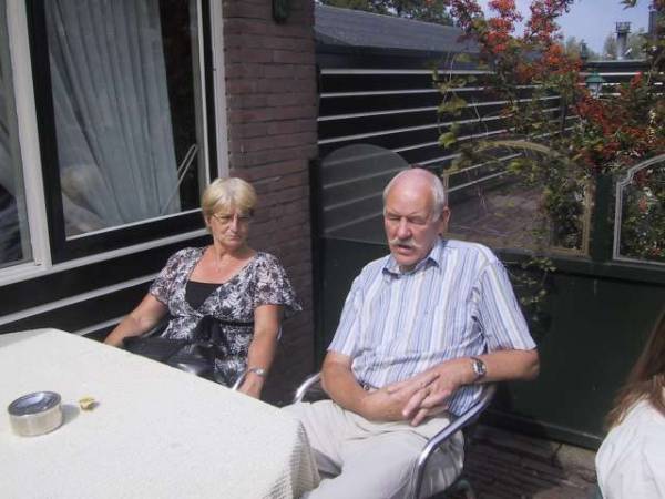 Johan en Anneke in het zonnetje