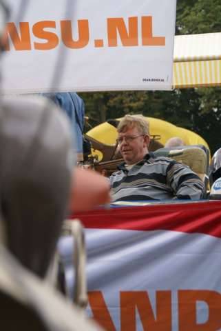 Jan bemant de clubstand te Woerden