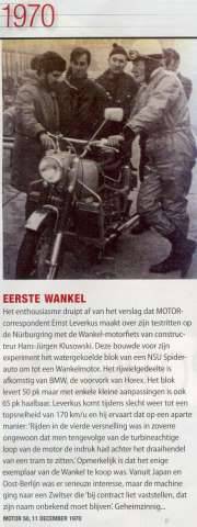 Wankel motor op wielen