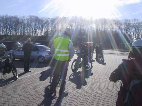 Zonnestraaltjes voor de start