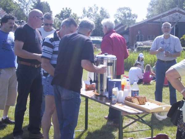 en weer koffie met koek