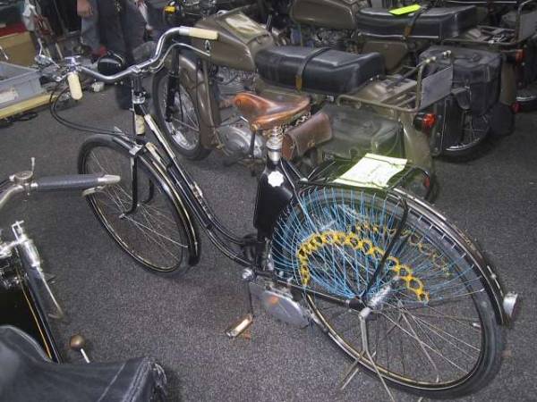 NSU fiets met Lohman diesel