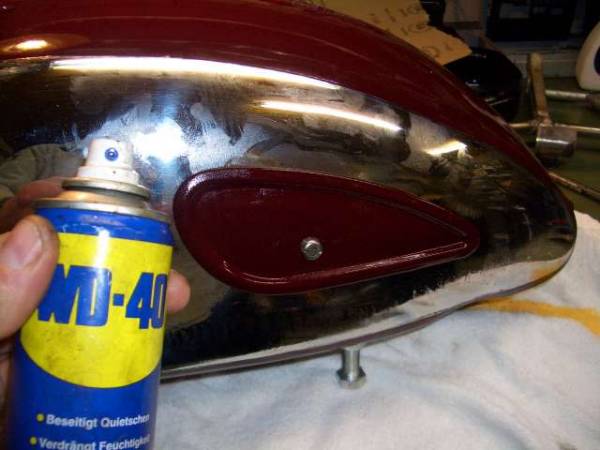 inspuiten met WD40