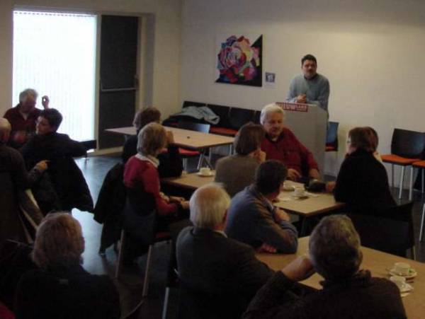 De voorzitter doet even z'n woordjes