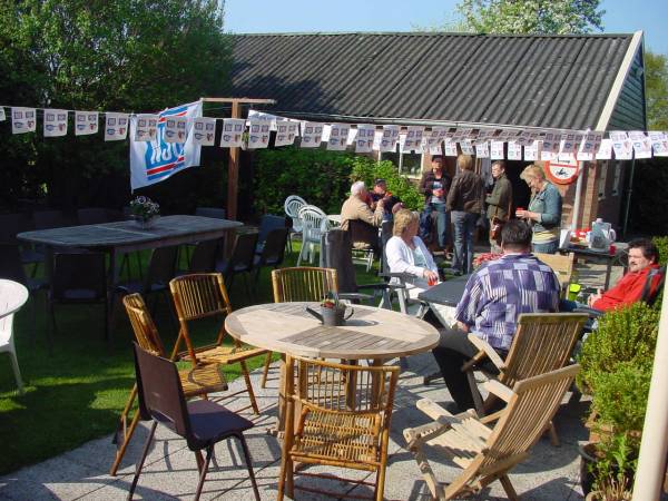 Gezellig op het terras