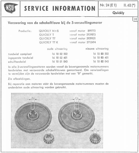 Kundendienst Mitteilung Quickly 3