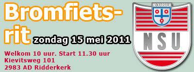 Banner Bomrfietsrit Ridderkerk 2011