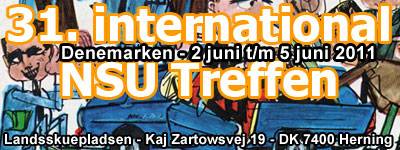 Banner 31e Int NSU Treffen 2011