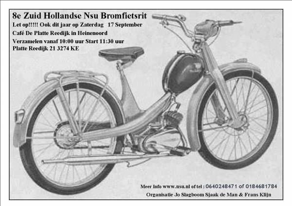 8e zuid hollandse nsu bromfietsrit