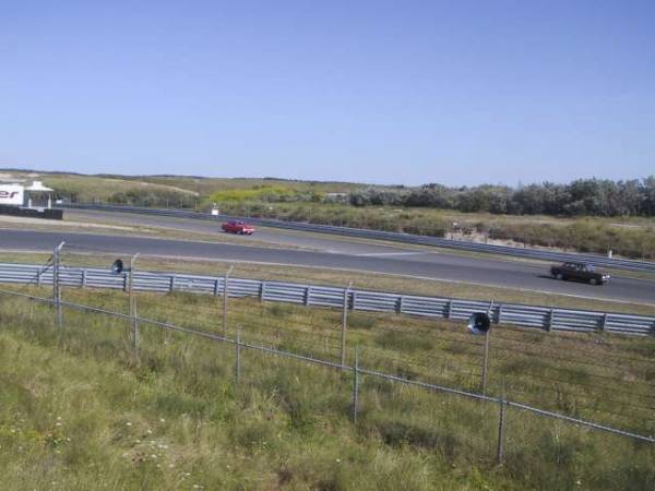 Frits en ik op het circuit