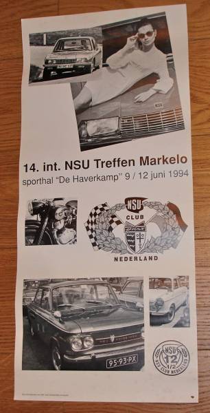 Poster 14. int. NSU Treffen Borculo 1994